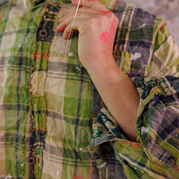 💚MAGNOLIA PEARL YD Truvy Workshirt💚 - Picture 3 of 6